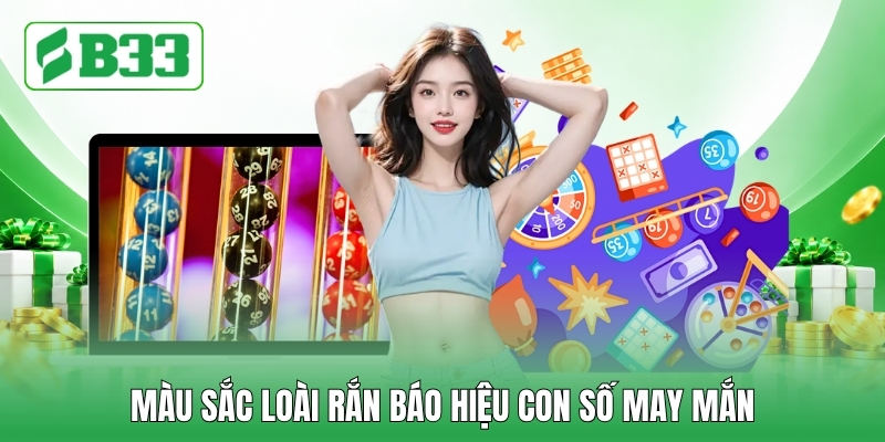 Màu sắc loài rắn báo hiệu con số may mắn