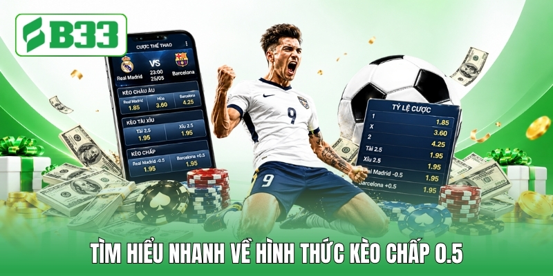 Tìm hiểu nhanh về hình thức kèo chấp 0.5