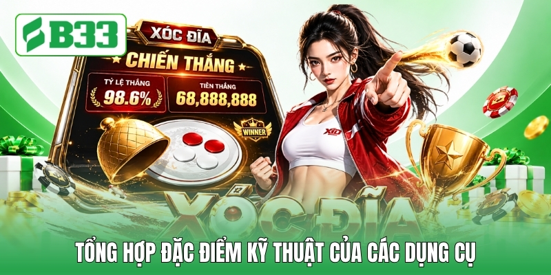 Tổng hợp đặc điểm kỹ thuật của các dụng cụ