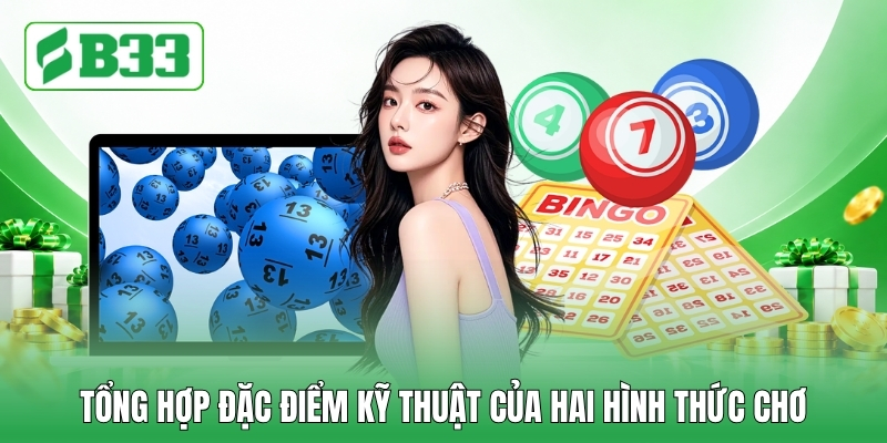 Tổng hợp đặc điểm kỹ thuật của hai hình thức chơ Tổng hợp đặc điểm kỹ thuật của hai hình thức chơ